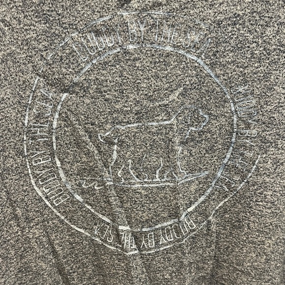 Gray Hoodie Sweatshirt - Picture 2 of 2